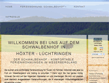 Tablet Screenshot of ferienwohnung-hoexter.info
